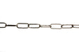 05388 - Ceiling Chain Large Flat Side Black Nickel 40x13mm, Per Mtr - Lampfix - sparks-warehouse