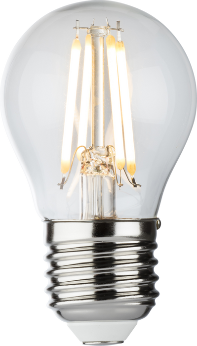 Knightsbridge GBD4AESC 230V 4W LED ES Clear Golf Ball Filament Lamp 2700K Dimmable