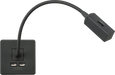 Knightsbridge SFRLAT Screwless Reading Light with Dual USB Charger - Anthracite ML Knightsbridge - Sparks Warehouse