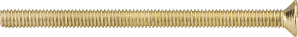 Knightsbridge CSCREW50FB M3.5 x 50mm Flat-Head countersunk electrical socket screw - Brass ML Knightsbridge - Sparks Warehouse