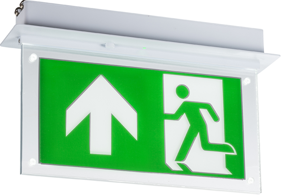 Knightsbridge EMLRECL 230V 2W Recessed LED Emergency Exit sign