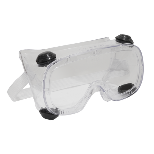 Sealey 201 - Standard Goggles Indirect Vent Safety Products Sealey - Sparks Warehouse
