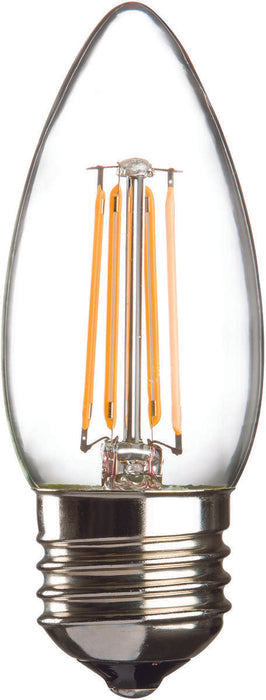 Knightsbridge CLD4ESC 230V 4W LED ES Clear Candle Filament Lamp 2700K Dimmable ML Knightsbridge - Sparks Warehouse