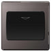 BG Nexus FBNKYCSB Screwless Flat Plate Black Nickel Key Card Switch Blk Nic 16A - BG - Sparks Warehouse