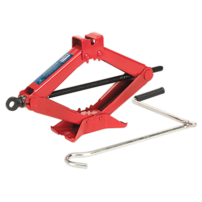 Sealey - 58M Scissor Jack Heavy-Duty 1.5tonne Jacking & Lifting Sealey - Sparks Warehouse