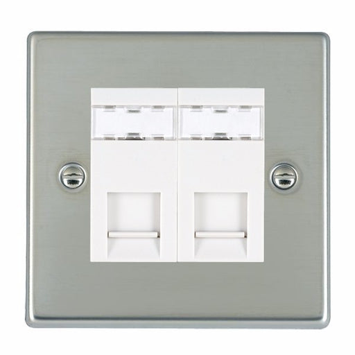 Hamilton 732J12W - Hart BS 2g RJ12 Outlet-Unshield WH