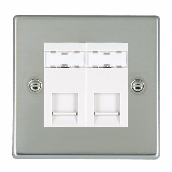 Hamilton 732J12W - Hart BS 2g RJ12 Outlet-Unshield WH