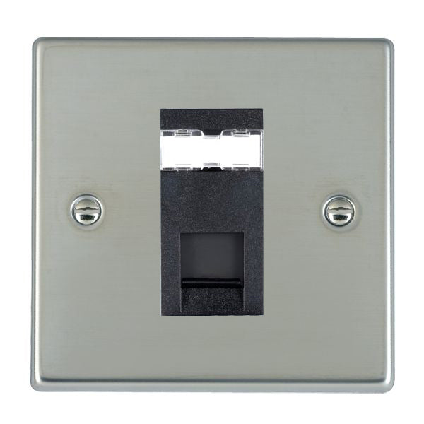 Hamilton 73J12B - Hart BS 1g RJ12 Outlet-Unshield BL