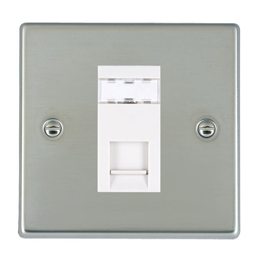 Hamilton 73J12W - Hart BS 1g RJ12 Outlet-Unshield WH