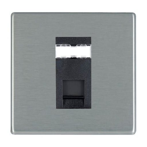 Hamilton 74CJ12B - Hart CFX SS 1g RJ12 Outlet-Unshield BL