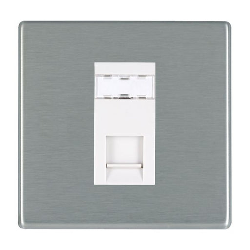 Hamilton 74CJ12W - Hart CFX SS 1g RJ12 Outlet-Unshield WH