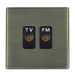 Hamilton 79CTVFMB - H-CFX AB Isolat TV/FM Diplex 1in/2out BL