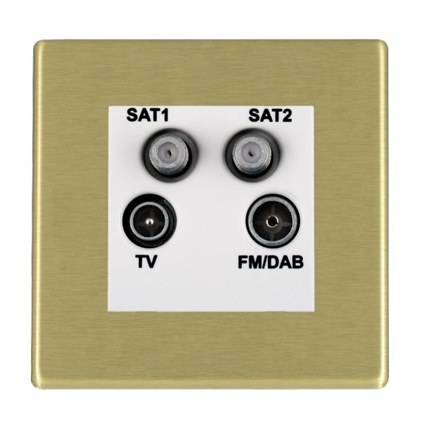 Hamilton 7G22DENTW - Hart G2 SB Non-Isolated TV+FM+2XSAT WH