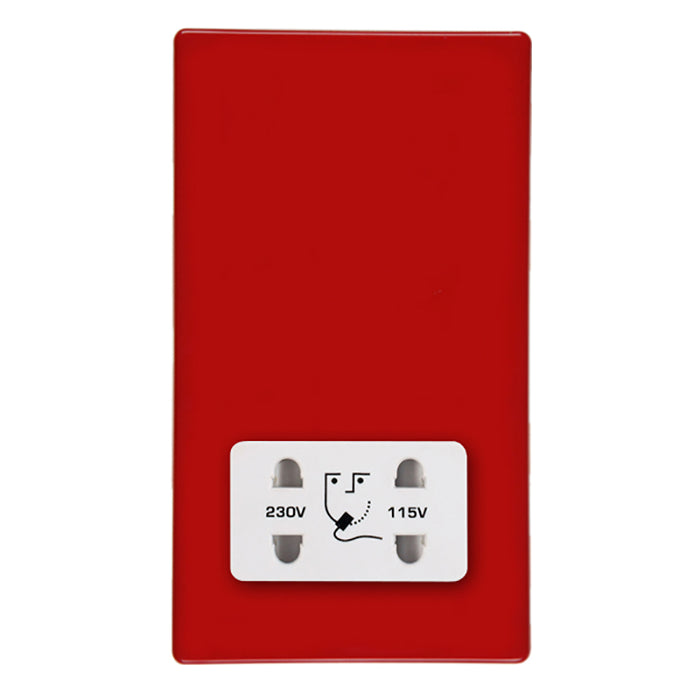 Hamilton 7RCSHSW - HCFX Col Red Shaver Dual Volt Socket WH