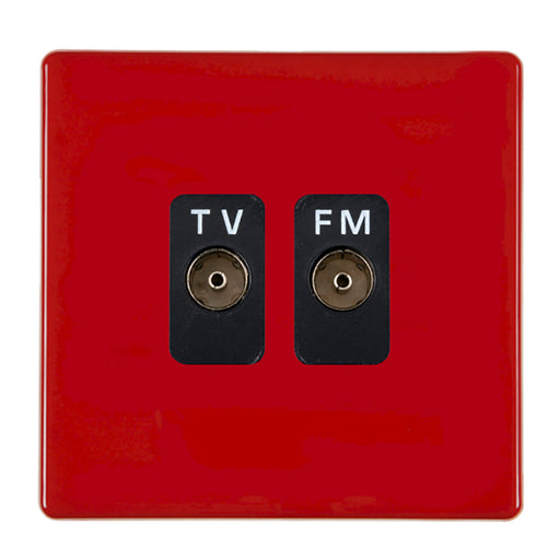 Hamilton 7RCTVFMB - HCFX Col Red Isol TVFM Diplex 1in/2o BL