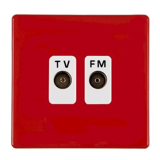 Hamilton 7RCTVFMW - HCFX Col Red Isol TVFM Diplex 1in/2o WH