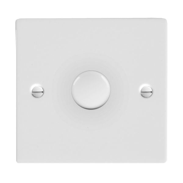 Hamilton 801X40 - Sher Glo/Wh 1g 400W 2 way Dimmer WH