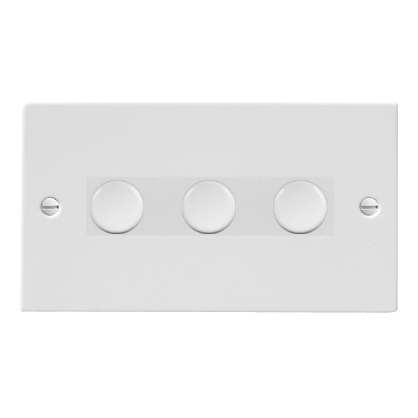 Hamilton 803XLEDITB100 - Sher Glo/Wh 3g LEDITB100 2 way Dimmer WH