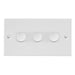 Hamilton 803XLEDITB100 - Sher Glo/Wh 3g LEDITB100 2 way Dimmer WH