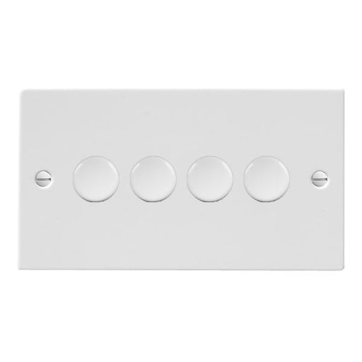 Hamilton 804X100LED - Sher Glo/Wh 4g 100W LED Dimmer WH