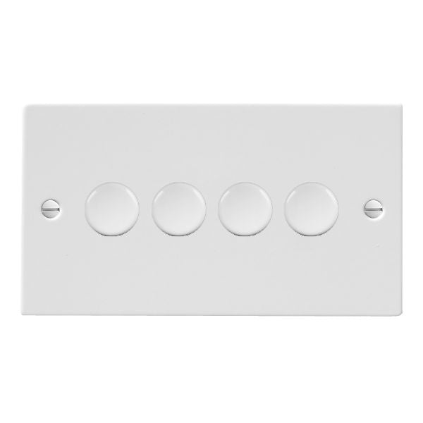 Hamilton 804X100LED - Sher Glo/Wh 4g 100W LED Dimmer WH