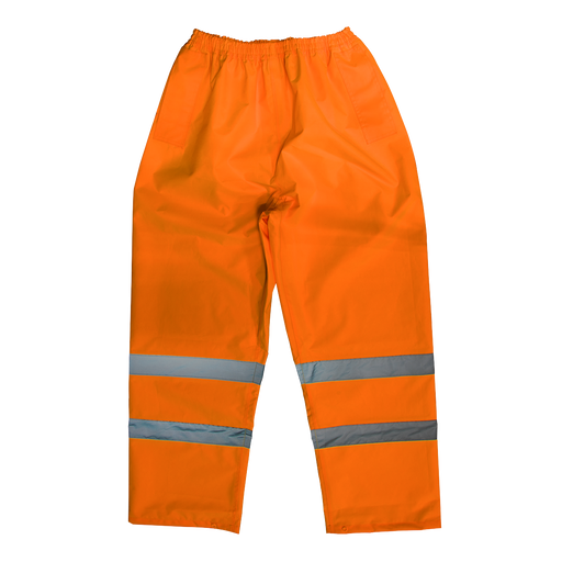 Sealey - Hi-Vis Orange Waterproof Trousers - Large Safety Products Sealey - Sparks Warehouse