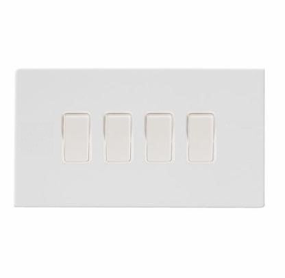 Hamilton 80CR242WH-W - Sher CFX Glo/Whi Rkr 4g 20AX 2way WH/WH