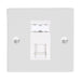 Hamilton 80J12W - Sher Glo/Wh 1g RJ12 Outlet-Unshield WH