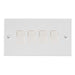 Hamilton 80R24WH-W - Sher Glo/Wh Rkr 2 Way 4g 10AX WH/WH