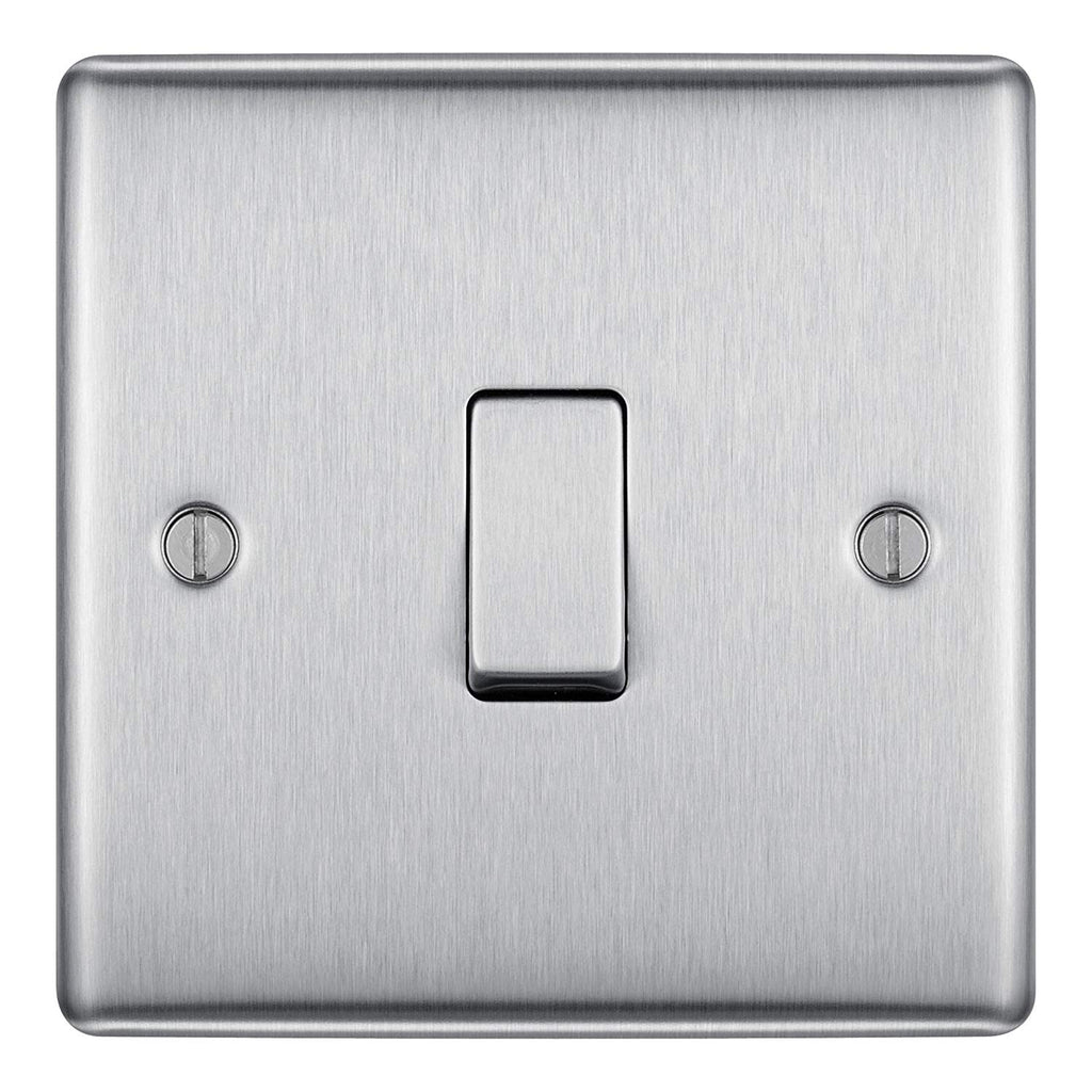 BG Nexus Metal Brushed Steel | Switches & Sockets | Sparks Warehouse