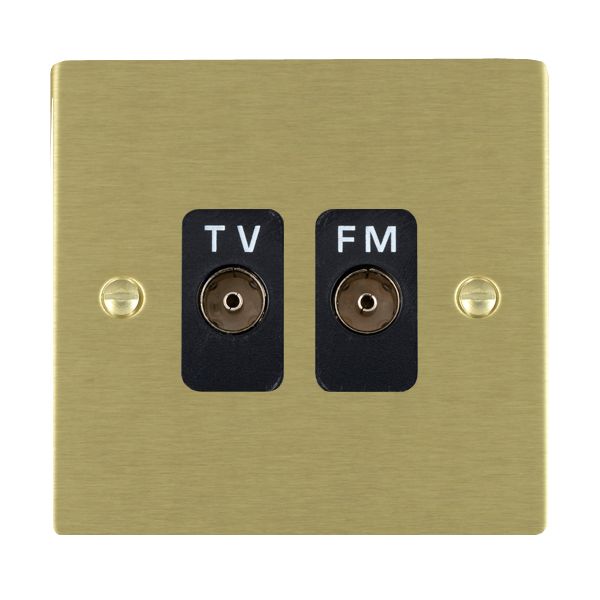Hamilton 82TVFMB - Sher SB Isolat TV/FM Diplex 1in/2out BL