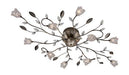 Firstlight 8362AB Cindy 10 Light Flush Fitting - Antique Brass with Clear Glass - Firstlight - sparks-warehouse