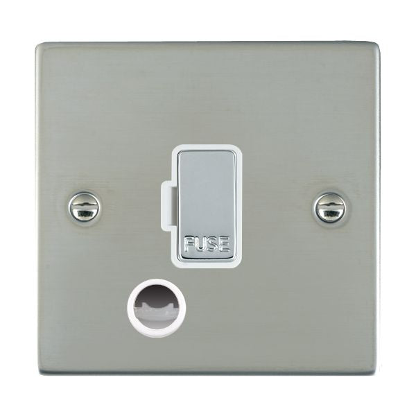 Hamilton 83FOCBC-W - Sher BS 1g 13A Fuse + CO BC/WH