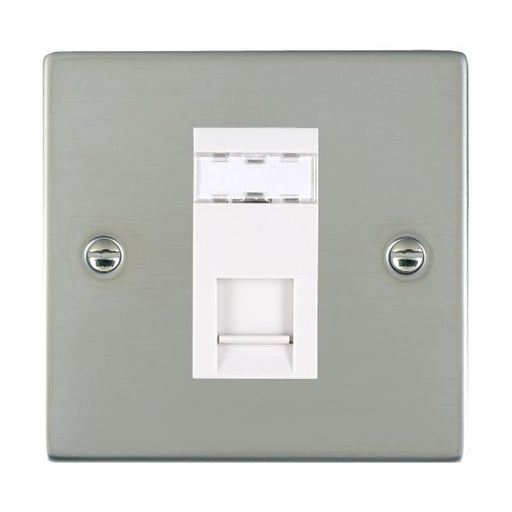 Hamilton 83J12W - Sher BS 1g RJ12 Outlet-Unshield WH