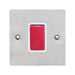 Hamilton 8445W - Sher SS 1g 45A Double Pole Red Rkr/WH