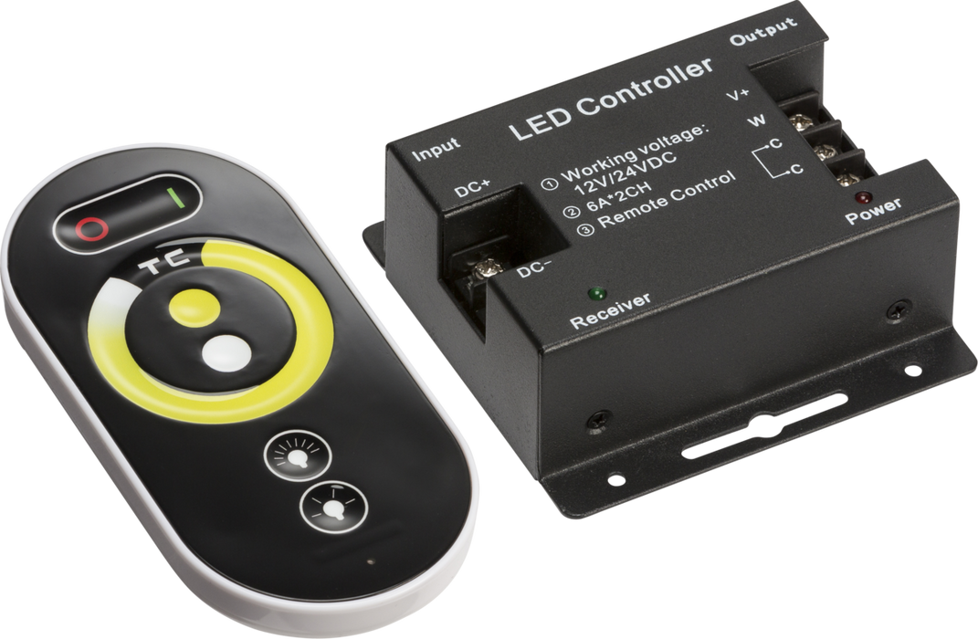 Knightsbridge LEDFRA8 12V / 24V RF Controller and Touch Remote - CCT ML Knightsbridge - Sparks Warehouse