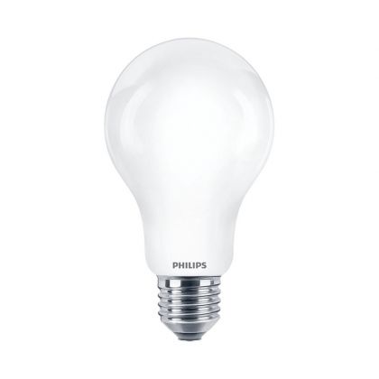 Philips Classic LEDbulb E27 Pear Frosted 17.5W 2452lm - 840 Cool White | Replaces 150W - DISCONTINUED