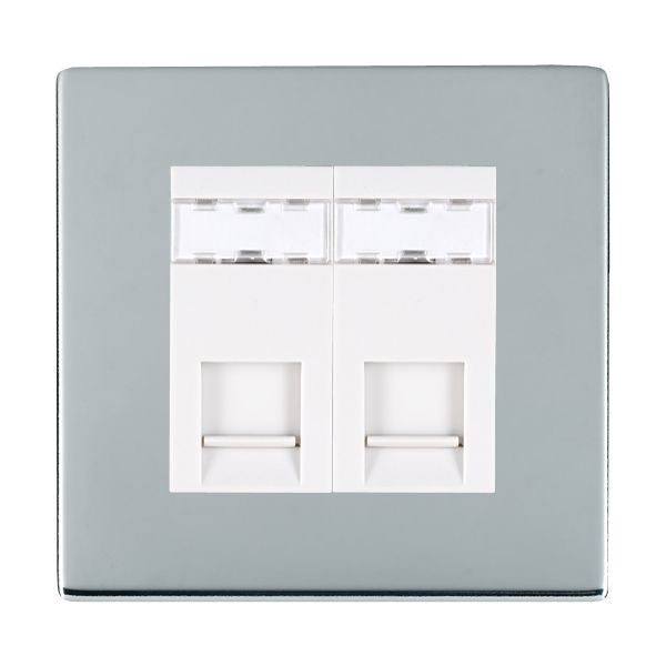 Hamilton 87C2J12W - Sher CFX BC 2g RJ12 Outlet-Unshield WH