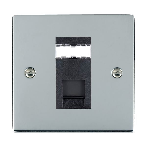 Hamilton 87J12B - Sher BC 1g RJ12 Outlet-Unshield BL