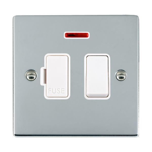 Hamilton 87SPNWH-W - Sher BC 13A DP Fused Spur+N WH/WH