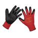 Sealey - 9125L Flexi Grip Nitrile Palm Gloves (Large) - Pair Safety Products Sealey - Sparks Warehouse
