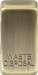 Knightsbridge GDWASTEAB Switch cover "marked WASTE DISPOSAL" - antique brass ML Knightsbridge - Sparks Warehouse