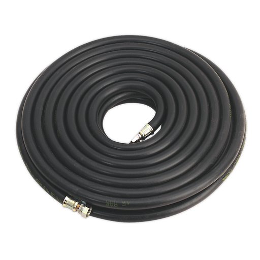 Sealey - AH15RX/38 Air Hose 15m x Ø10mm with 1/4"BSP Unions Heavy-Duty Compressors Sealey - Sparks Warehouse