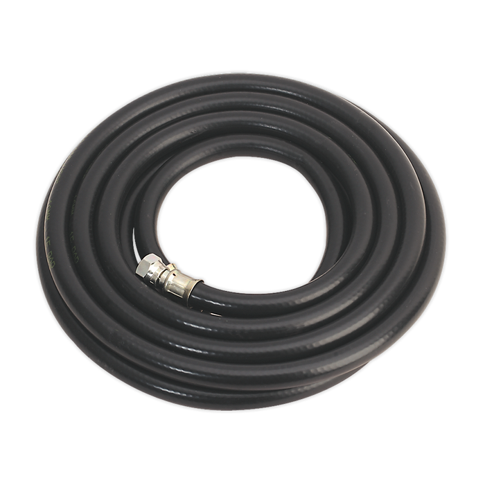 Sealey - AH5RX/38 Air Hose 5m x Ø10mm with 1/4"BSP Unions Heavy-Duty Compressors Sealey - Sparks Warehouse