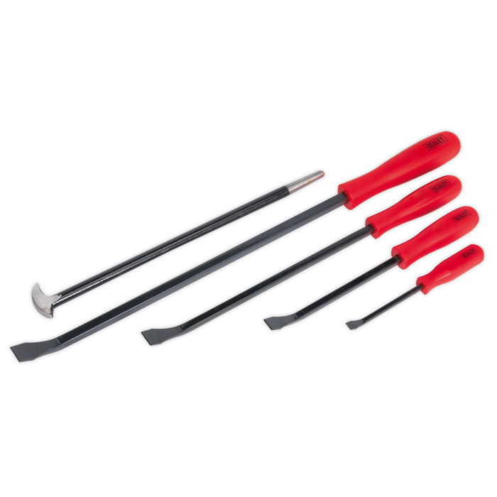 Sealey - AK20641 Prybar/Heelbar Set 5pc Hand Tools Sealey - Sparks Warehouse