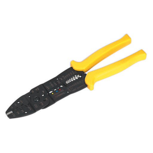 Sealey - AK3851 Crimping Tool Insulated/Non Insulated Terminals Vehicle Service Tools Sealey - Sparks Warehouse
