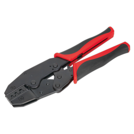 Sealey - AK3852 Ratchet Crimping Tool Non-Insulated Terminals Vehicle Service Tools Sealey - Sparks Warehouse