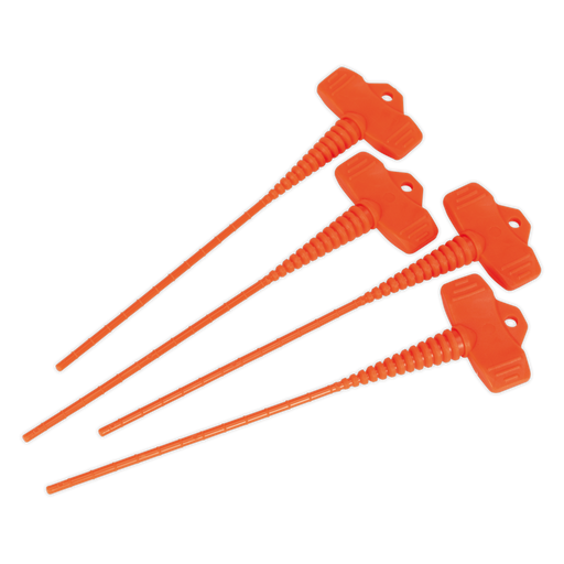 Sealey - AK391 Applicator Nozzle Stopper Pack of 4 Bodyshop Sealey - Sparks Warehouse