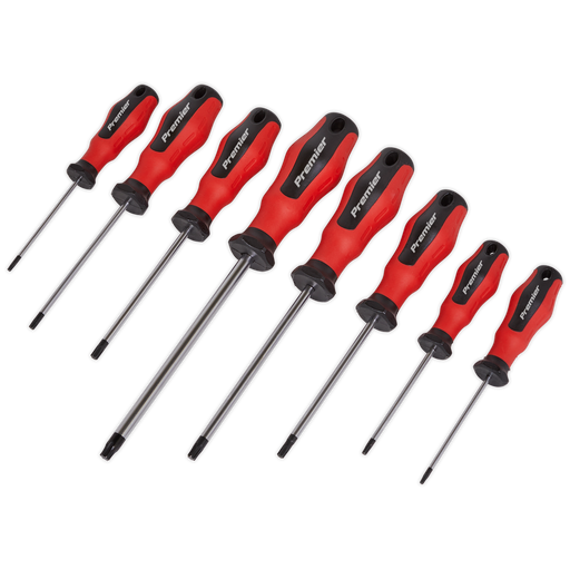 Sealey - AK4335 Screwdriver Set 8pc TRX-Star* PowerMAX® Hand Tools Sealey - Sparks Warehouse