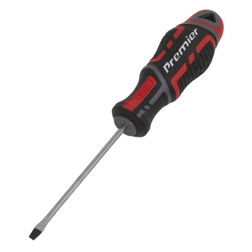 Sealey - AK4351 Screwdriver Slotted 3 x 75mm GripMAX® Hand Tools Sealey - Sparks Warehouse